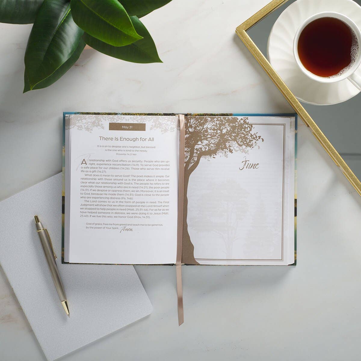 Devotional Rooted in Faith Hardcover