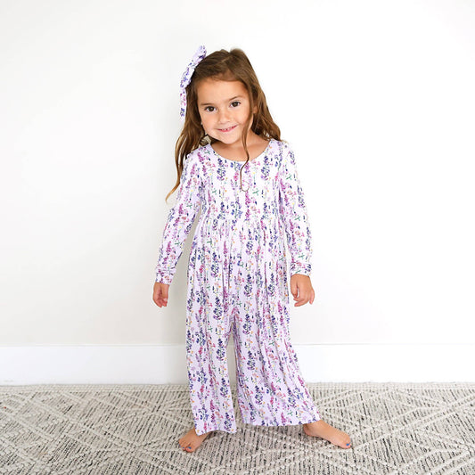 Spring Floral Bamboo Romper