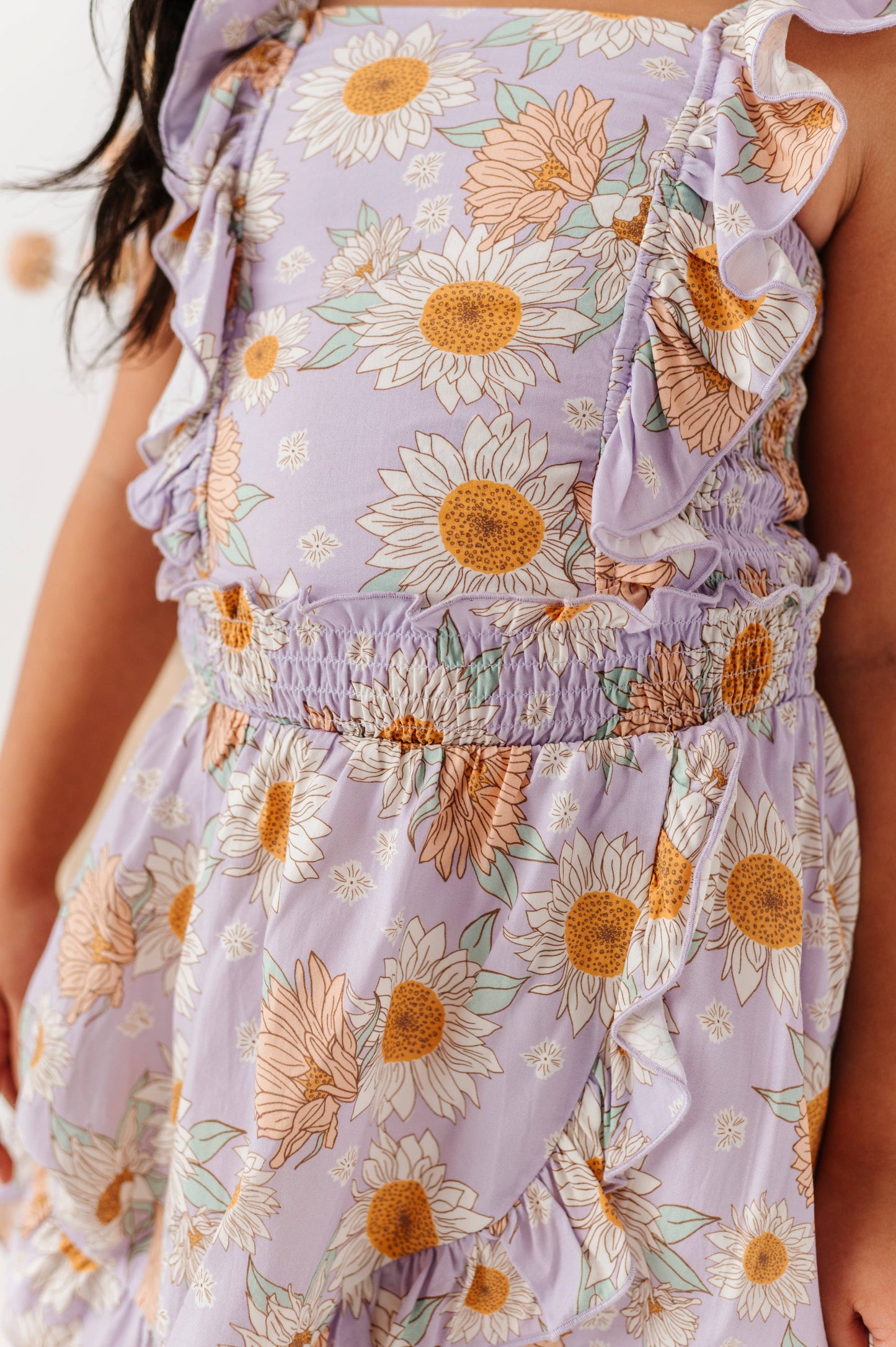 Sunflower Ruffle Tank & Skort Set