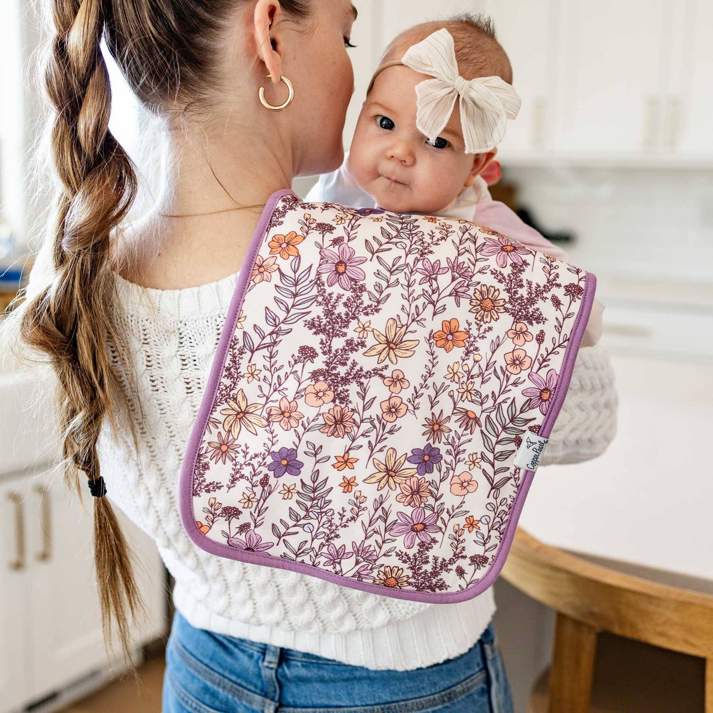 Burp Cloth Set | Flora