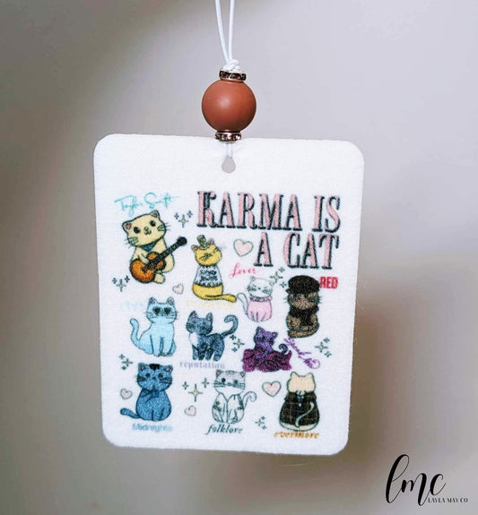 Karma Is A Cat Air Freshie