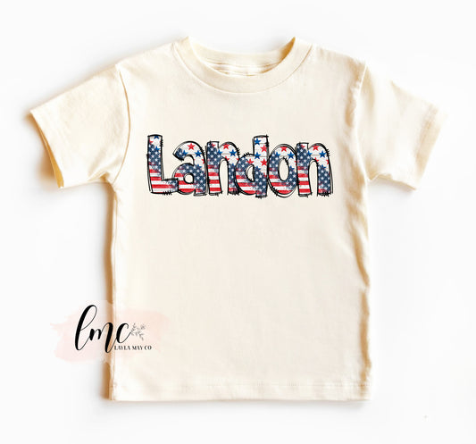 Patriotic Name Tee