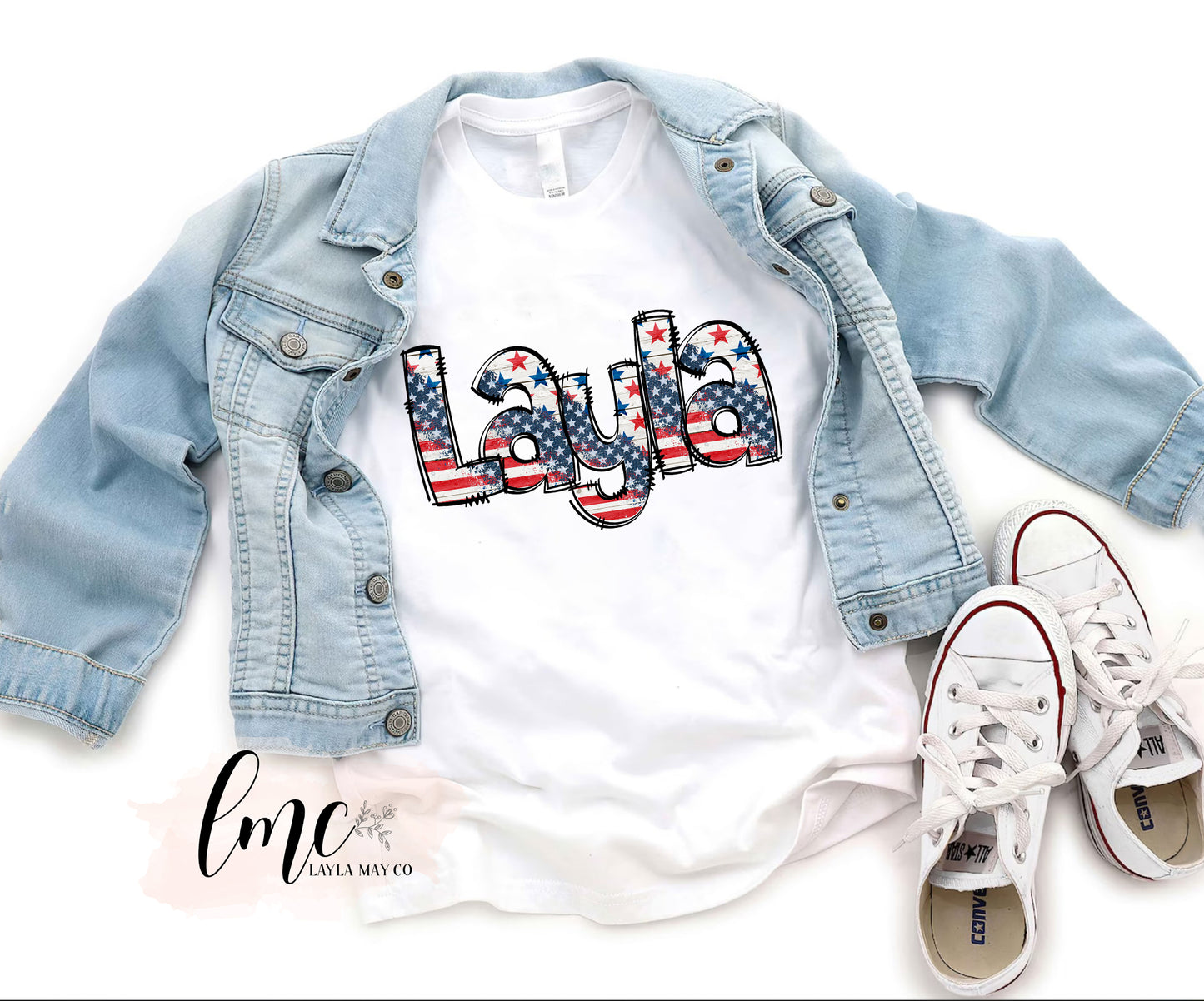 Patriotic Name Tee