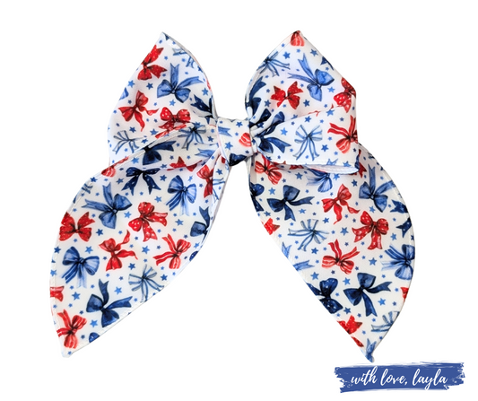 Red White + Bows