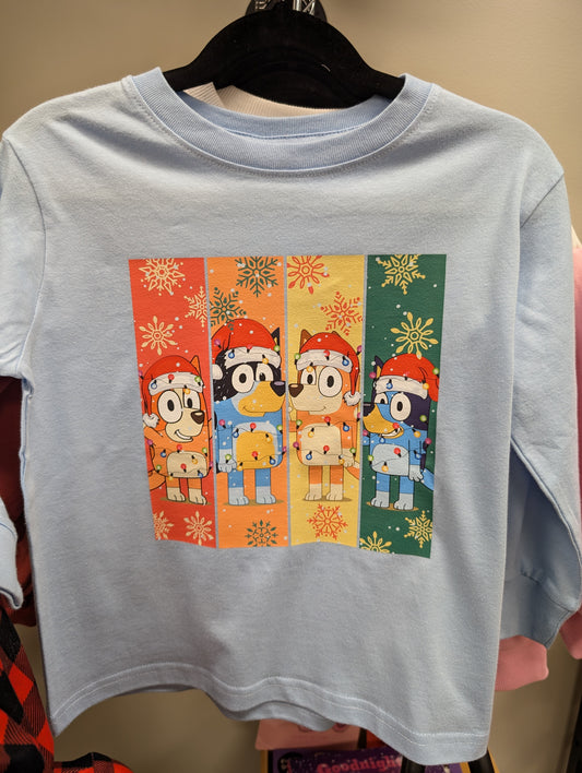Blue Dog Christmas