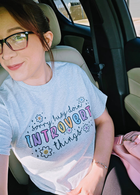 sorry, busy doing introvert things