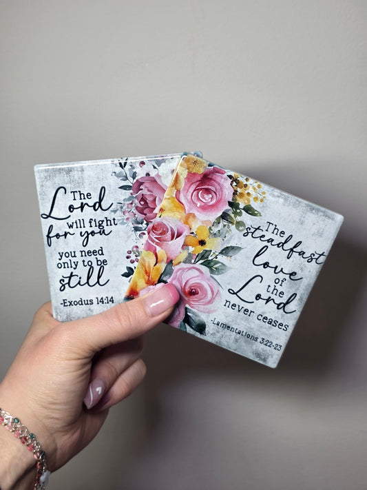 Love Never Ceases Coaster