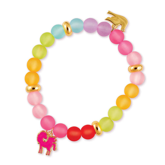 Color Me Happy Rainbow Unicorn Bracelet